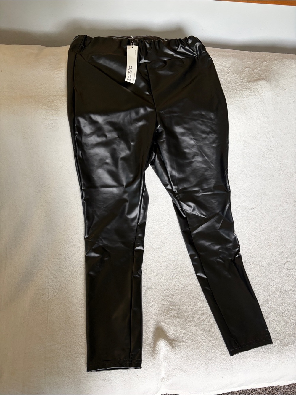 Black Faux Leather Women’s Skinny pants